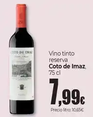 Unide Market Coto de imaz - vino tinto reserva oferta