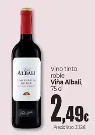 Unide Market Viña albali - vino tinto roble oferta