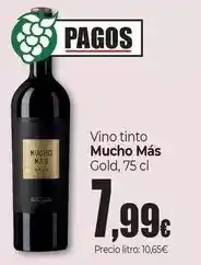 Unide Market Mucho mas - vino tinto gold oferta