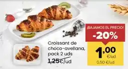 Autoservicios Familia Croissant de choco-avellana oferta