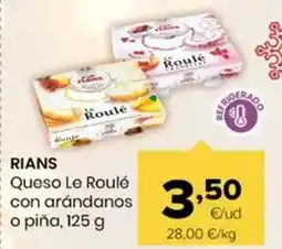 Autoservicios Familia Rians - queso le roule con arandanos o pina oferta