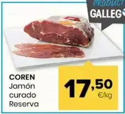 Autoservicios Familia Coren - jamón curado reserva oferta