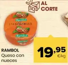 Autoservicios Familia Rambol - queso con nueces oferta