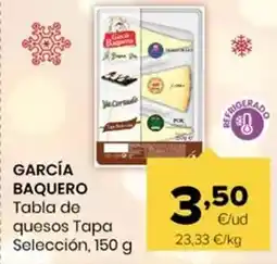 Autoservicios Familia García baquero - tabla de quesos tapa selección oferta