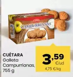 Autoservicios Familia Cuétara - galleta campurrianas oferta