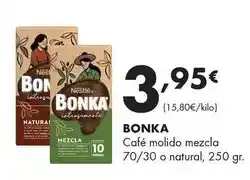 Supermercados Lupa Bonka - café molido mezcla 70/30 o natural oferta