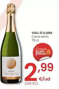 Eroski Vall d'lluna - cava semi oferta