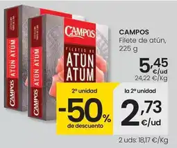 Eroski Campos - filete de atun oferta