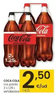 Eroski Coca-cola - los packs oferta