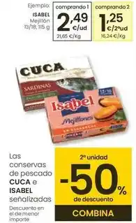 Eroski Isabel - mejillon oferta