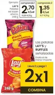 Eroski Lay's - patatas sal super ahorro oferta