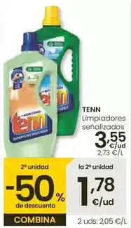 Eroski Tenn - limpiadores senalizados oferta