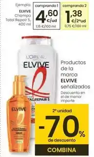 Eroski Elvive - champu total repair 5 oferta