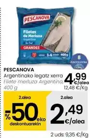 Eroski Pescanova - filete merluza argentina oferta