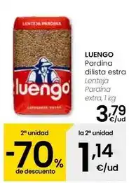 Eroski Luengo - lenteja pardina extra oferta