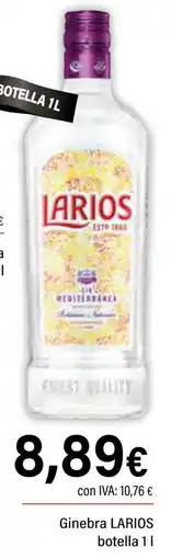 Cash Ifa LARIOS Ginebra oferta