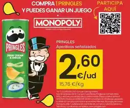 Eroski Pringles - aperitivos senalizados oferta