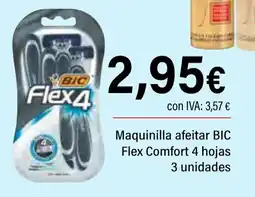 Cash Ifa BIC Flex Maquinilla afeitar Comfort 4 hojas oferta