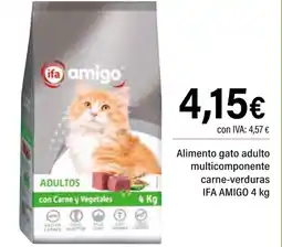 Cash Ifa IFA AMIGO Alimento gato adulto multicomponente carne-verduras oferta