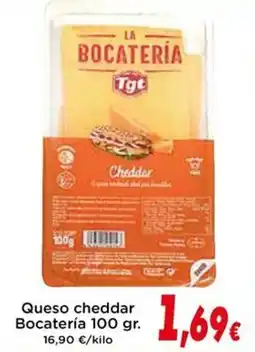 Proxi TGT Queso cheddar Bocatería oferta