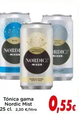 Proxi NORDIC Tónica gama Mist oferta