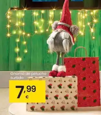 Gnomo de peluche surtido