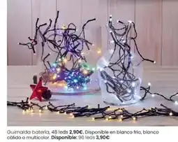 Eroski Guirnalda batería oferta