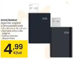 Eroski Dohe - ingraf/ agenda espiral o encuadernada oferta