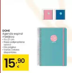 Eroski Dohe - agenda espiral metálico oferta