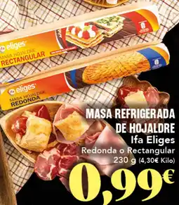 Gadis IFA ELIGES Masa refrigerada de hojaldre oferta