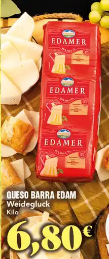 Gadis WEIDEGLUCK Queso barra edam oferta