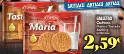 Gadis CUETARA Galletas maría o tostada oferta
