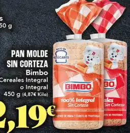 Gadis BIMBO Pan molde sin corteza oferta