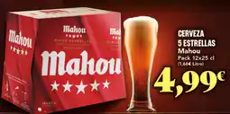 Gadis MAHOU Cerveza 5 estrellas oferta