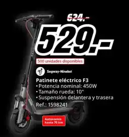 MediaMarkt SEGWAY-NINEBOT Patinete eléctrico F3 oferta