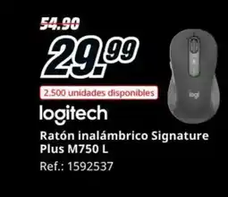 MediaMarkt LOGITECH Ratón inalámbrico Signature Plus M750 L oferta