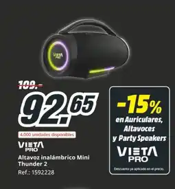MediaMarkt VIETA PRO Altavoz inalámbrico Mini Thunder 2 oferta