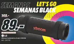 MediaMarkt LG Altavoz inalámbrico Grab X BOOM oferta