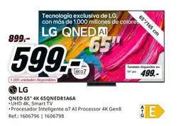 MediaMarkt LG QNED 65" 4K 65QNED81A6A oferta