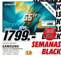 MediaMarkt SAMSUNG OLED 65" 4K TQ65S95FATXXC oferta