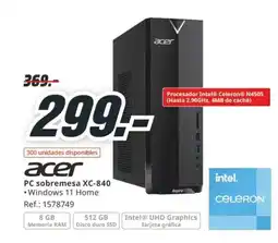 MediaMarkt ACER PC sobremesa XC-840 oferta