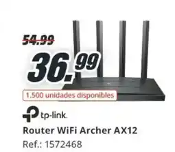 MediaMarkt TP-LINK Router WiFi Archer AX12 oferta