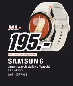 MediaMarkt SAMSUNG Smartwatch Galaxy Watch7 LTE 40mm oferta