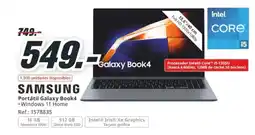 MediaMarkt SAMSUNG Portátil Galaxy Book4 oferta