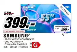 MediaMarkt SAMSUNG LED 55" 4K TU55U7025FKXXC oferta