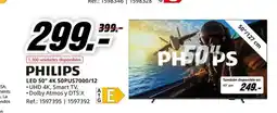 MediaMarkt PHILIPS LED 50" 4K 50PUS7000/12 oferta