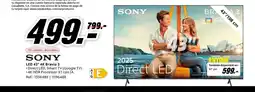 MediaMarkt SONY LED 43" 4K Bravia 3 oferta