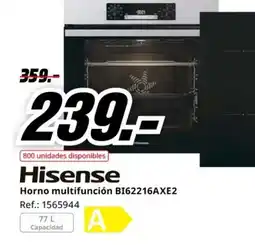 MediaMarkt HISESE Horno multifunción BI62216AXE2 oferta