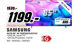 MediaMarkt SAMSUNG QLED 85" 4K TQ85Q6FAAUXXC oferta