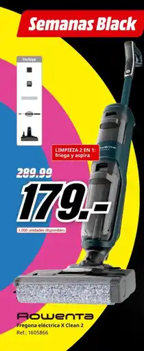 MediaMarkt ROWENTA Fregona eléctrica X Clean 2 oferta